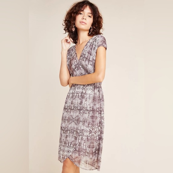 Velvet By Graham & Spencer Regan Snake Printed Mini Dress - Picture 1 of 8